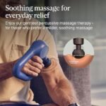 TheraGun Therabody Relief Handheld Percussion Massage Gun – Easy-to-Use, Comfortable & Light Personal Massager for Every Day Pain Relief Massage Therapy in Neck, Back, Leg, Shoulder and Body (Navy) - Image 2