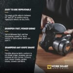 Work Sharp MK2 Professional Electric Knife and Tool Sharpener – Adjustable Tool and Knife Sharpening System - Image 3