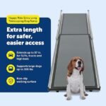 PetSafe Happy Ride Compact Telescoping Dog Ramp – Portable Pet Ramp for Cars, Trucks & SUVs with Adjustable Sizing – Non-Slip Design – Lightweight Pet Mobility Assistance – Extra Long - Image 2