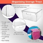 CLEARSPACE Plastic Storage Bins with Lids XL – Perfect Kitchen Organization or Pantry Storage – Fridge Organizer, Pantry Organization and Storage Bins, Cabinet Organizers - Image 3