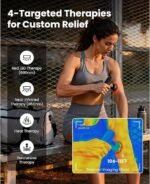 BOB AND BRAD Q2 Ultra Mini Massage Gun with Red Light Infrared Heating Head, Pocket-Sized Deep Tissue Massager for Muscle Therapy, HSA Portable Percussion Massage Gun for Pain Relief FSA Eligible - Image 2