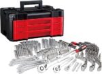 CRAFTSMAN 230 Pcs Mechanics Tool Set, Socket Wrench Set, Car Tool Kit with VERSASTACK Toolbox, SAE and Metric,1/4 in, 3/8 in, and 1/2 Drive, Short and Long Arm Hex Keys (CMMT45306)
