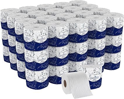 Georgia-Pacific Angel Soft Ultra Professional Series 2-Ply Embossed Toilet Paper by GP PRO (Georgia-Pacific), 16560, Paper, 60 Count (Pack of 1), White 24000 sheets per case