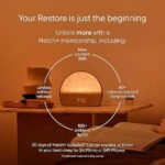 Hatch Restore 3 Sunrise Alarm Clock, Sound Machine, Smart Light (Putty) – White Noise, Screen-Free Sleep Routine - Image 5