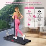 Walking Pad with Incline, 2026 Upgrade Electric Small Walking Pad with Handle Bar, 3.0HP Protable Walking Pad Treadmill with Handles and Incine for Home Small, 0.6-7.6MPH, 350LBS - Image 3