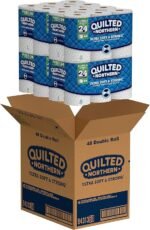 Quilted Northern Ultra Soft & Strong Toilet Paper, 48 Double Rolls, 48 = 96 Regular Rolls,12 Count (Pack of 4) - Image 2
