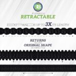 J&B XpandaHose 150ft Expandable Garden Hose – Ultra-Strong 3750D, 4-Layer Latex Core, Brass 3/4″ Connectors, 10-Pattern Nozzle & Storage Bag – Lightweight, Kink-Reducing, Leak-Resistant - Image 5