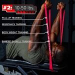 Serious Steel 41″ Assisted Pull-up Band, Heavy Duty Resistance Band Sets, Stretching, Powerlifting, Resistance Training and Pull Up Assistance Bands - Image 3