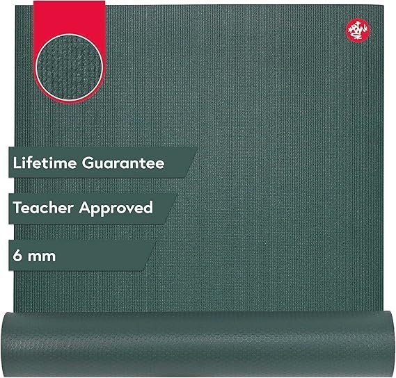 Manduka PRO Yoga Mat – 6mm | Lifetime Durability | Hygienic Construction | Premium Studio Quality | Teacher Approved