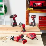 Milwaukee 2695-24 M18 18V Cordless Power Tool Combo Kit with Hammer Drill, Impact Driver, Reciprocating Saw, and Work Light (2 Batteries, Charger, and Tool Case Included) - Image 3
