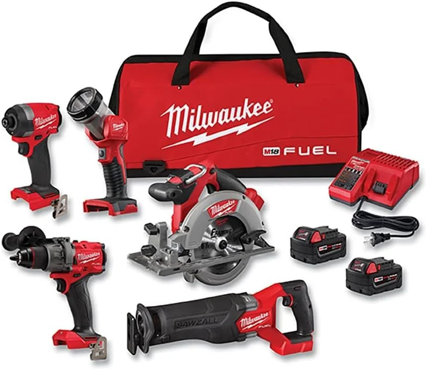 B0C6BQG3PN-0-1756241416373-1.webp Milwaukee M18 FUEL 5 Tool Combo Kit - Image 1
