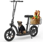 Hiboy MAX Pro Electric Scooter, 46.6 Mi Long Range, 22 MPH Power by 650W MAX Motor, 11” Pneumatic Tires, Split Hub Design, Dual Suspensions, 265lbs MAX Load, Commuting Electric Scooters for Adults