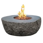 Elementi Boulder Outdoor Fire Pits Tables