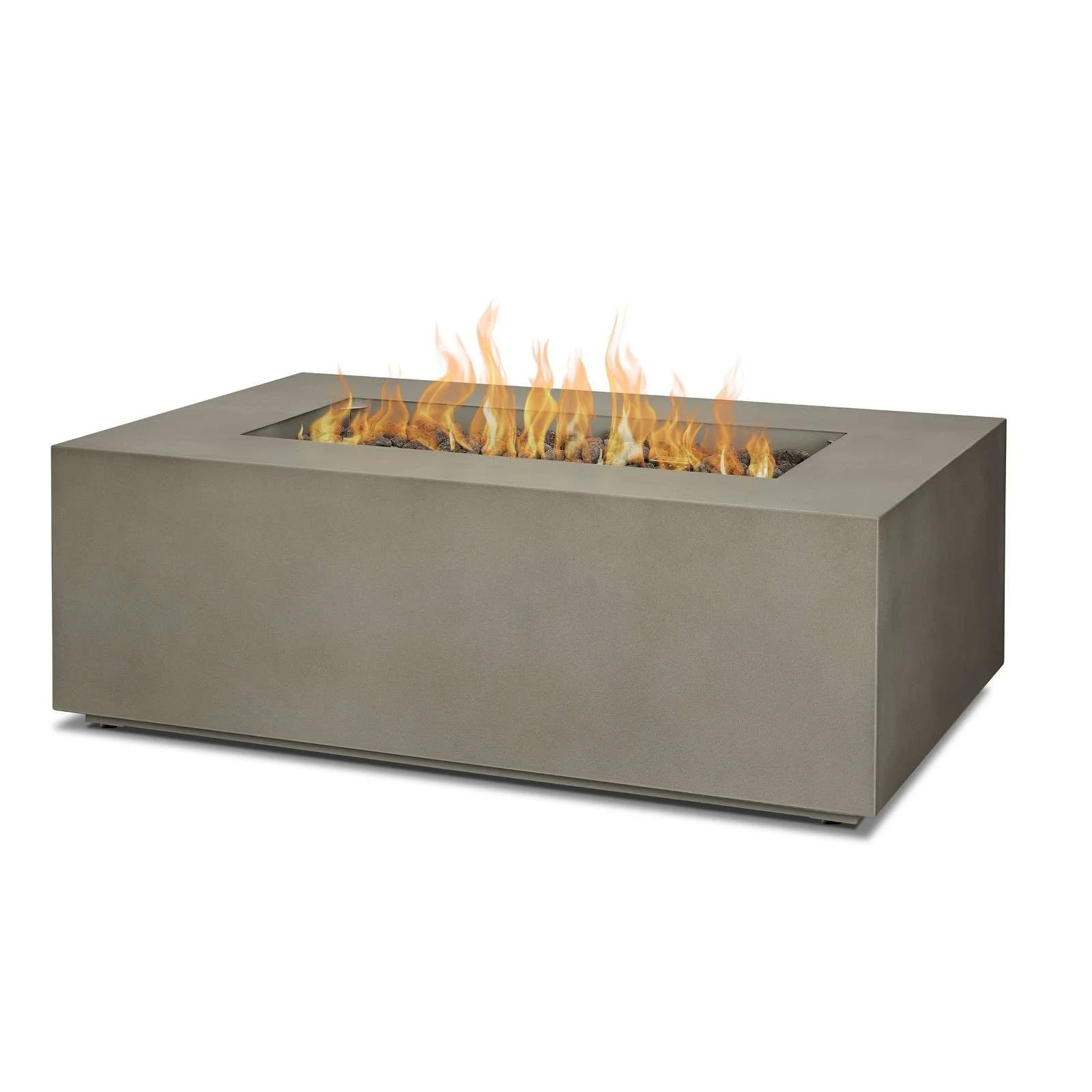 Real Flame Aegean 42″ Rectangle Propane Gas Outdoors Fire Tables