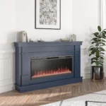Novogratz Waverly Wide Mantel Electric Fireplaces. - Image 6