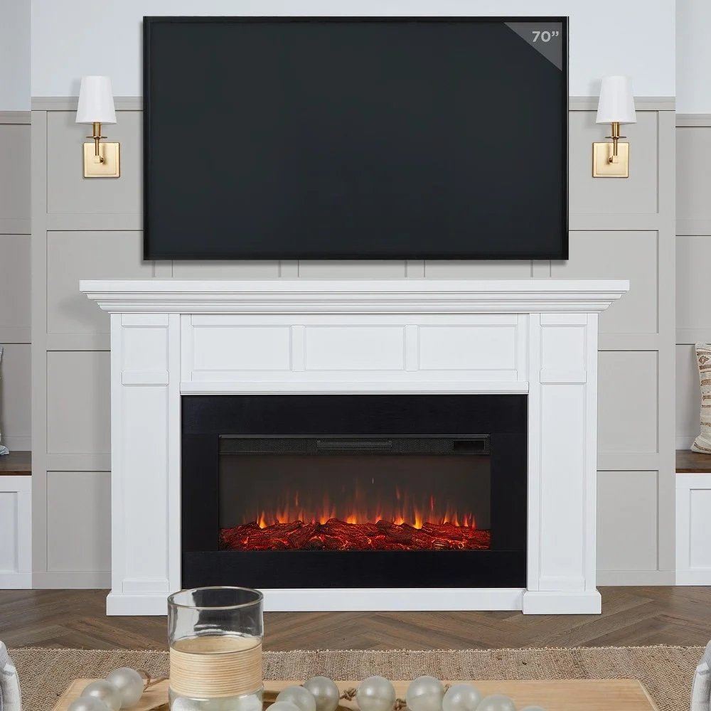 Real Flame Alcott 75″ Landscape Electrics Fireplaces