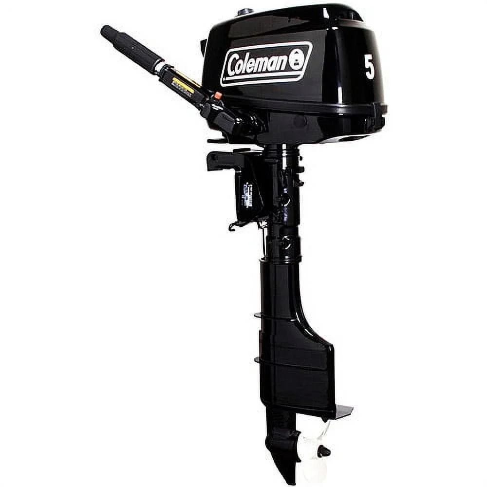 Coleman Powersports 5 HP 4 Stroke Outboards Boat Motors with Easy Pull Start F5BMS