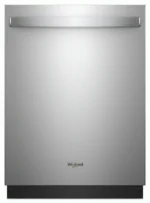 Whirlpool 24″ Fingerprint Resistant Stainless Steels Built In Dishwashers