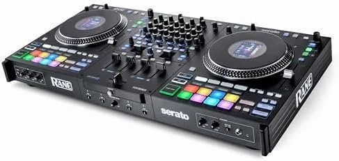 a1-97-1.webp Rane PERFORMER 4-Channel Motorized DJ Controller, 7″ Platters with Displays, Precisions Feel Faders, Stem Split, Advanced FX, Serato DJ Pro Includeds - Image 1