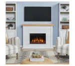 Real Flame Marshall 49″ Slim Electric Fireplaces. - Image 7