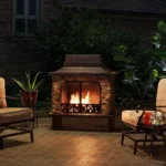 Sunjoy Farmington Wood Burning Fireplaces. - Image 5