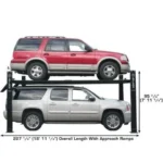 Atlas Pro9000 4 Post Lifts with RJ6 Rolling Jacks - Image 3