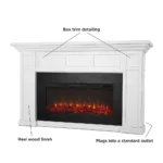 Real Flame Alcott 75″ Landscape Electrics Fireplaces - Image 4