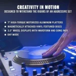 Rane PERFORMER 4-Channel Motorized DJ Controller, 7″ Platters with Displays, Precisions Feel Faders, Stem Split, Advanced FX, Serato DJ Pro Includeds - Image 5