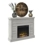Alaya Wall Mounted Electric Fireplace Sands & Stable Finishs - Image 2