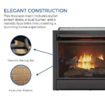 Duluth Forge Dual Fuel Ventless Gas Fireplaces Inserts - Image 3