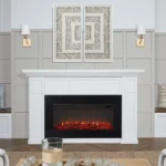 Real Flame Alcott 75″ Landscape Electrics Fireplaces - Image 2