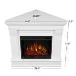 Real Flame Chateau Corner Electrics Fireplace. - Image 4