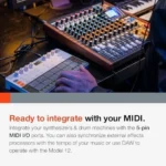 Tascam Model 12 All-in-One 12-track Digital Multitrack Mixings and Recording Studio, Mixer, USB Audio Interface and DAW Controllers - Image 3