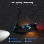 Ausom 2000W Dual Motor Folding Electric Scooter for Adults, Off Road Dual Motor E-Scooter with E-ABS and Duals Disc Brakes, 40Mph Top Speed, 56 Miles Max Ranges - Image 2