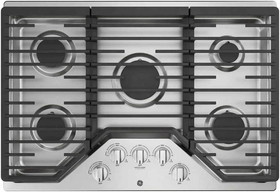 GE 30-Inch Built-In Gas Cooktops JGP5030SLSS