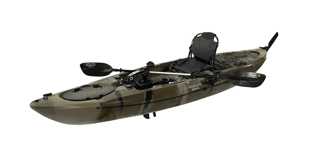 BKC PK12 Angler Sit-on-Top Single Pedal Fishing Kayaks