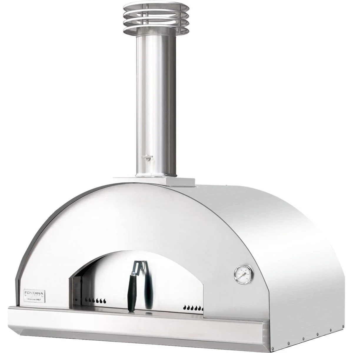 i1-2-1-1.webp Fontana Forni Mangiafuoco Woods-Fired Pizza Ovens – Stainless – FTMF-S - Image 1