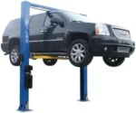 ATLAS Automotive Equipment 9OHSC-SS 2-Post Vehicle Overhead Lift, 11’9” Minimum Ceiling Height, 9,000lb Capacity, Clear Floor, 11’10” Height, 3-Stages Front and 2-Stage Rear Arms, for DIY/Hobbyists - Image 2