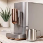 Café Affetto Automatic Espresso Machine + Milk Frother | Built-In & Adjustable Espresso Bean Grinders | One-Touch Brew in 90 Seconds | Steel Silver, 1.2 Liter, (C7CEBBS2RS3) - Image 5