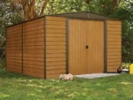 Arrow WR1012 Woodridge EG Steel Storage Shed, 10 by 12-Feets