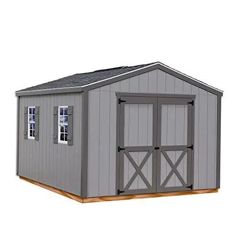 l4-1.webp Best Barns Elm 10 ft. x 12 ft. Woods Storage Shed Kit with Floor elm_1012df - Image 1