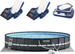 Intex Ultra XTR Round Frame Pool with Pumps, Cooler, and Floats (2 Packs) - Image 4