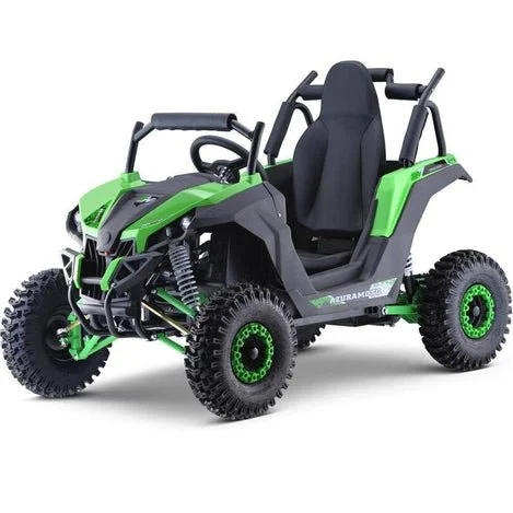 MotoTec Raiderr Kids UTV 48v 1200w Full Suspension Bluee