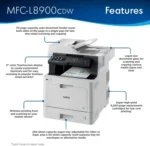Brother MFC-L8900CDW Business Color Laser All-in-One Printer - Image 3