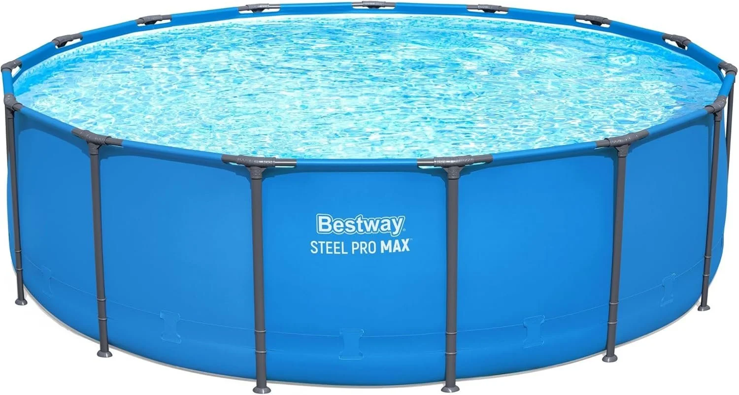 Bestway Steel Pro Max 15′ x 48″ Round Above Ground Pool Kits