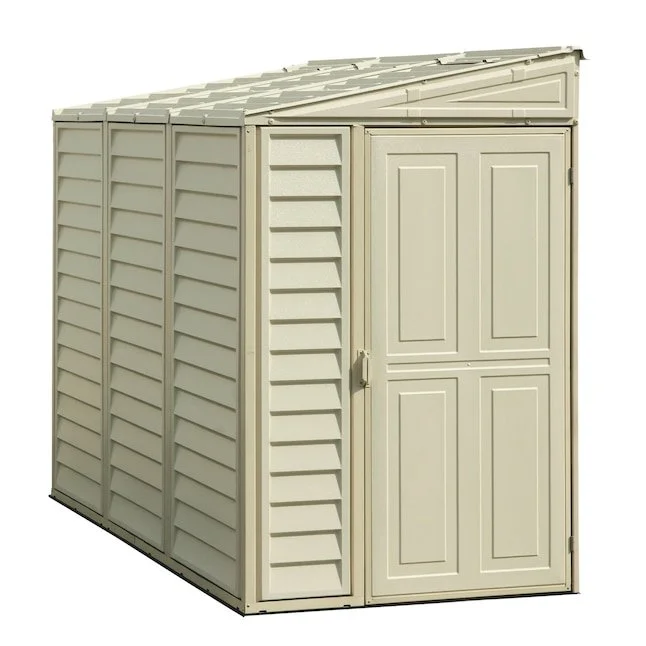 DuraMax Building Products 4-ft x 8-ft Sidemate Off-white Lean-to Vinyl Storage Sheds