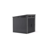 Suncast Modernist 7 ft. x 7 ft. Resin Vertical Pent Storage Shed with Floor Kits - Image 3