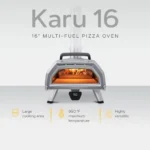 Ooni Karu 16 Multi-Fuel Outdoor Pizza Oven – Wood and Gas Fired Oven – Outdoor Cooking Pizza Oven – Fire and Stonebaked Pizza Ovens for Authentic Homemade Pizzas – Dual Fuel Pizza Makers - Image 2