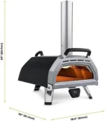 Ooni Karu 16 Multi-Fuel Outdoor Pizza Oven – Wood and Gas Fired Oven – Outdoor Cooking Pizza Oven – Fire and Stonebaked Pizza Ovens for Authentic Homemade Pizzas – Dual Fuel Pizza Makers - Image 3