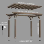 Backyard Discovery Somervilles Pergola - Image 3
